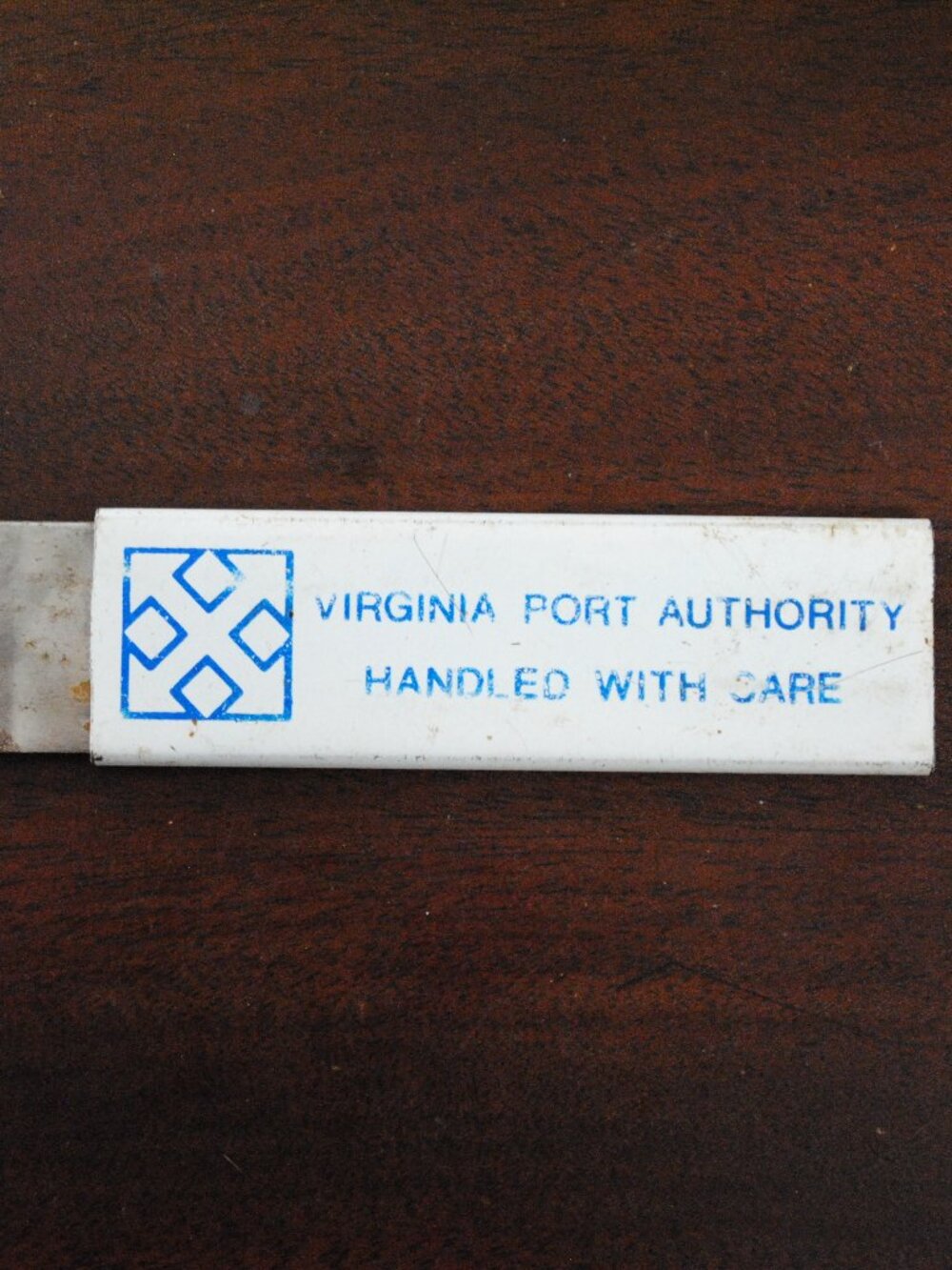 Vintage Virginia Port Authority Metal Blade Box Cutter